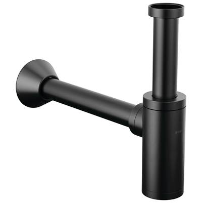 Brizo Bottle Trap with Flange in Matte Black