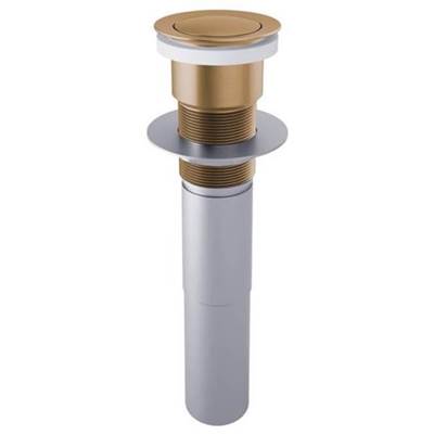 Brizo Push Button Pop-Up Assembly - Without Overflow in Luxe Gold