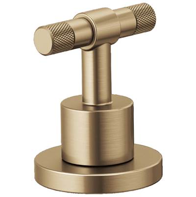 Brizo Litze® Widespread Lavatory T-Lever Handle in Luxe Gold