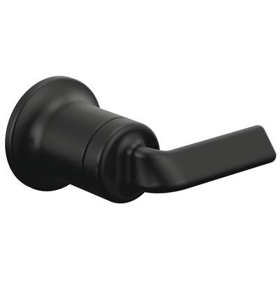 Brizo Allaria™ Wall Mount Lavatory Faucet - Two-Hole, Single-Handle - Twist Handle in Matte Black