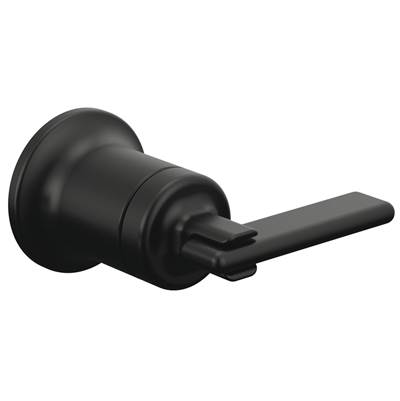 Brizo Allaria™ Wall Mount Lavatory Faucet - Two-Hole, Single-Handle - Lever Handle in Matte Black