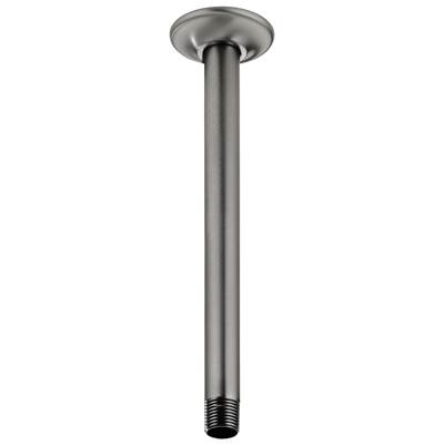 Brizo Universal Showering 10'' Ceiling Mount Shower Arm - Round Flange in Luxe Steel