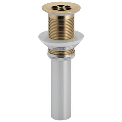 Brizo Grid Strainer - Without Overflow in Luxe Gold