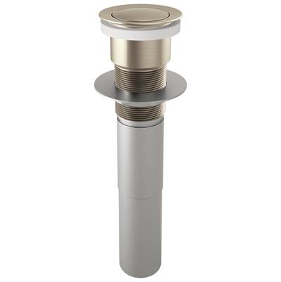 Brizo Push Button Pop-Up Assembly - Without Overflow in Brushed Nickel