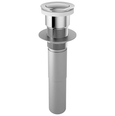 Brizo Push Button Pop-Up Assembly - Without Overflow in Chrome