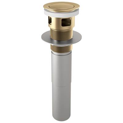 Brizo Push Button Pop-Up Assembly - With Overflow in Luxe Gold