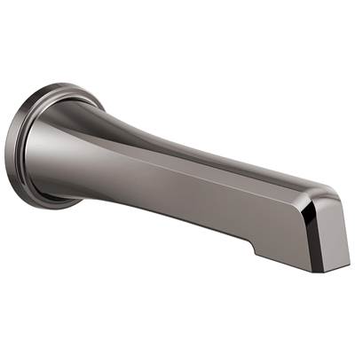 Brizo Levoir® Non-Diverter Tub Spout in Brilliance Black Onyx