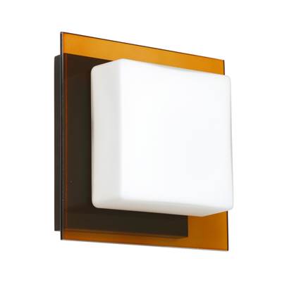 Besa Lighting Alex Opal Armagnac Wall Sconce - One-Light in Bronze