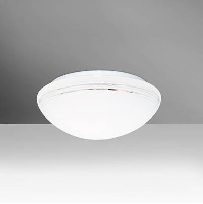 Besa Lighting Bobbi 10 Flush Mount Light in Opal Cut