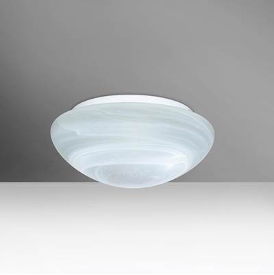 Besa Lighting Bobbi 10 Flush Mount Light in Marble