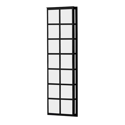 Besa Lighting Bree 38 Outdoor Sconce - White Acrylic - 2-Light LED in Black