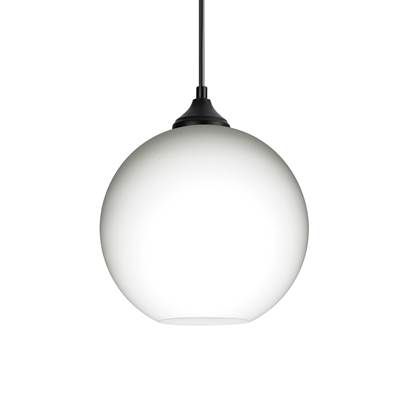 Besa Lighting Coco 8 Outdoor Pendant - Opal Matte - 1X 60W Max E26 Base in Black