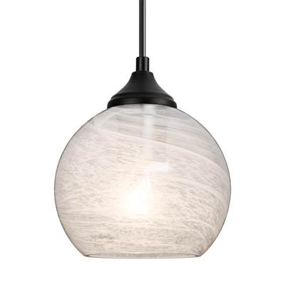 Besa Lighting Jilly Outdoor Pendant - Vapor Clear - 1X 60W Max E26 in Black
