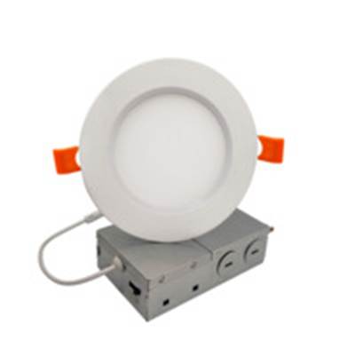 Bulbrite 9W 4" Recessed Downlight Trim - Baffle - 3000K - Dimmable in White
