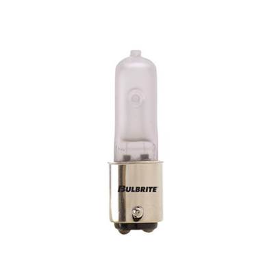 Bulbrite 100W T4 JD Halogen Bulb - DC Base - 120V in Frosted