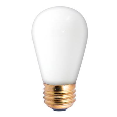 Bulbrite Sign 11W S14 E26 - 130V in Ceramic White