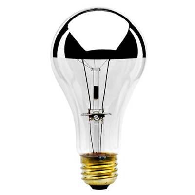Bulbrite 100W A21 E26 - 120V in Half Chrome