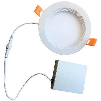 Bulbrite 14W 6" Recessed Downlight Trim - Baffle - 4000K - Dimmable in White