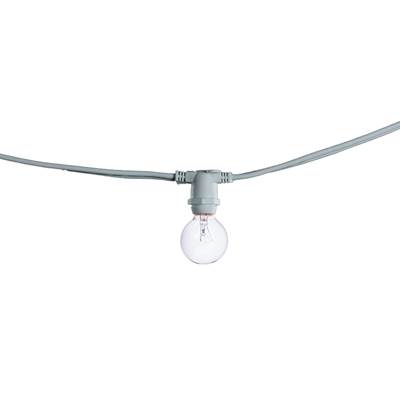 Bulbrite 25'' String Light - 15 Sockets - E12 Base - Bulbs Not Included in White