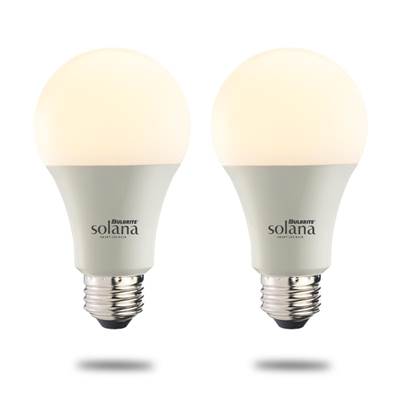Bulbrite Smart Led Wifi Bulb - 8W (60W Equivalent) - A19 - White Light - 2Pk in Frosted