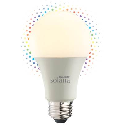 Bulbrite Smart Led Wifi Bulb - 9W (60W Equivalent) - A19 - 90Cri - White Light Plus Multi-Color - 1Pk in Frost