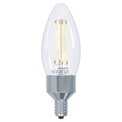 Bulbrite Smart Led Wifi Bulb - 4W (40W Equivalent) - B11 - 90Cri - White Light - Blunt Tip - 1Pk in Clear