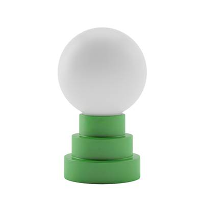 Bulbrite Globe Cordless Table Lamp in Moss