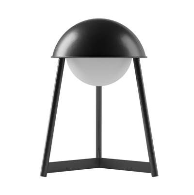 Bulbrite Helmet Cordless Table Lamp in Black