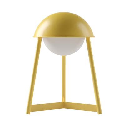 Bulbrite Helmet Cordless Table Lamp in Citrone
