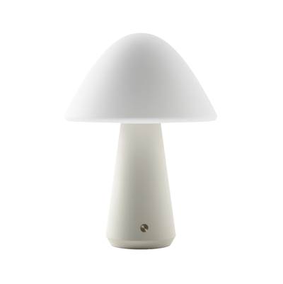 Bulbrite Mushroom Cordless Table Lamp in Off White