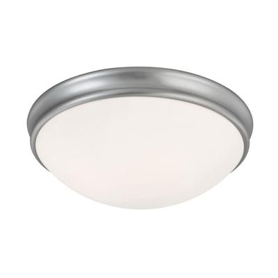 Capital Lighting 3-Light Flush Mount in Matte Nickel