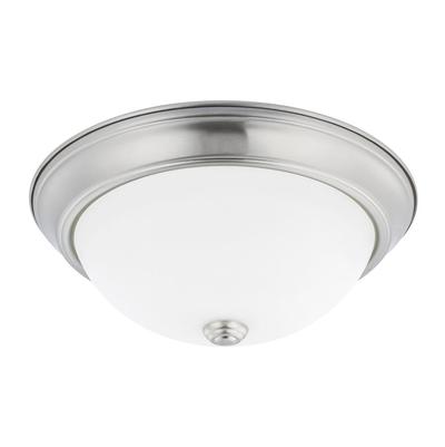 Capital Lighting HomePlace 2-Light Flush Mount in Brushed Nickel