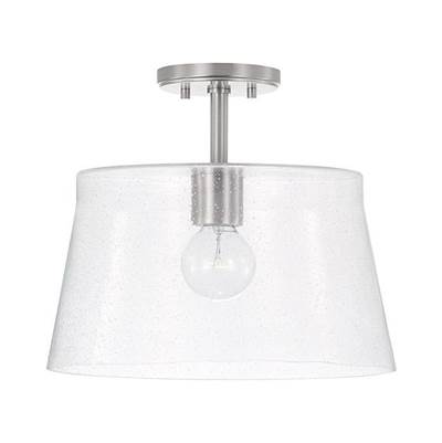 Capital Lighting Baker 1-Light Pendant in Brushed Nickel