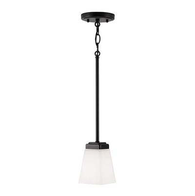 Capital Lighting Baxley 1-Light Pendant in Matte Black