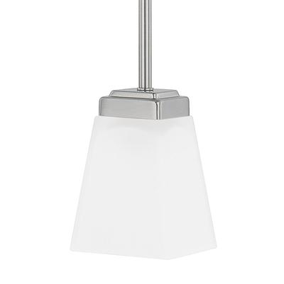 Capital Lighting Homeplace Baxley Mini Pendant - 1-Light in Brushed Nickel