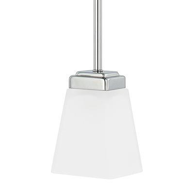 Capital Lighting Homeplace Baxley Mini Pendant - 1-Light in Polished Nickel