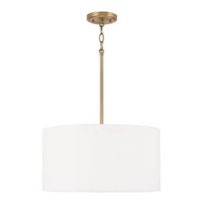 Capital Lighting Alan 3-Light Pendant in Aged Brass