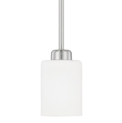 Capital Lighting Homeplace Dixon Mini Pendant - 1-Light in Brushed Nickel