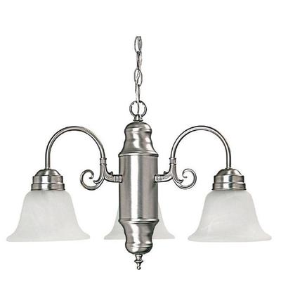 Capital Lighting Down Chandelier - 3 Light in Matte Nickel