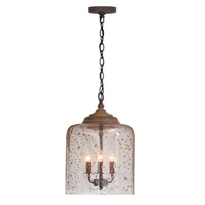 Capital Lighting 3 Light Pendant in Nordic Grey