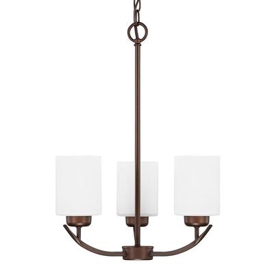 Capital Lighting Dixon 3-Light Mini Chandelier in Bronze
