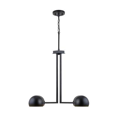 Capital Lighting Hadley Down Chandelier - 4 Light in Matte Black