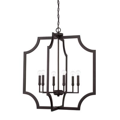 Capital Lighting Foyer - 6-Light in Black Iron