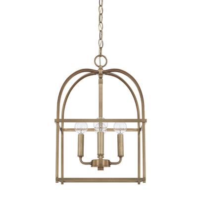 Capital Lighting Homeplace Foyer - 4-Light in Aged Brass