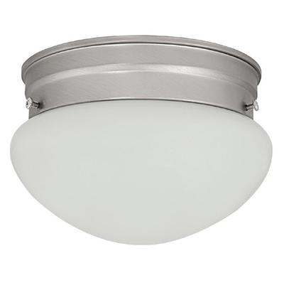 Capital Lighting 2-Light Flush Mount in Matte Nickel