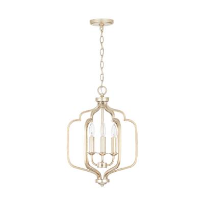 Capital Lighting Ophelia Foyer - 3-Light in Winter Gold