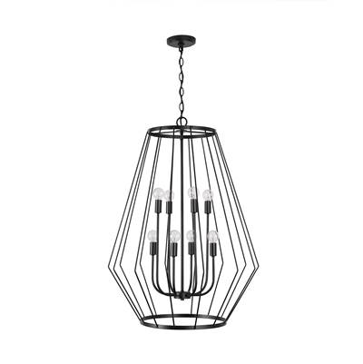 Capital Lighting Corey Foyer - 8-Light in Matte Black