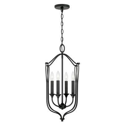 Capital Lighting Bentley Foyer - 4-Light in Black Iron