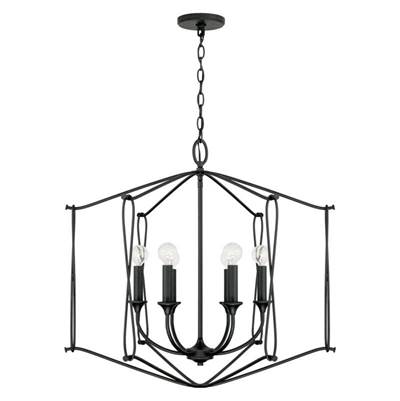 Capital Lighting Bentley Foyer - 6-Light in Black Iron