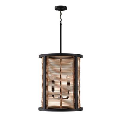 Capital Lighting Rico Foyer - 4-Light in Flat Black